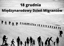 plakat promujący Międzynarodowy Dzień Migrantów (18 grudnia)