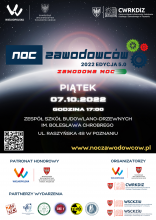 plakat promujący Noc Zawodowców