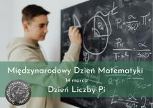 plakat promujący Dzień Matematyki i Dzień Liczby Pi