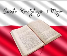 plakat promujący Święto Konstytucji 3 Maja